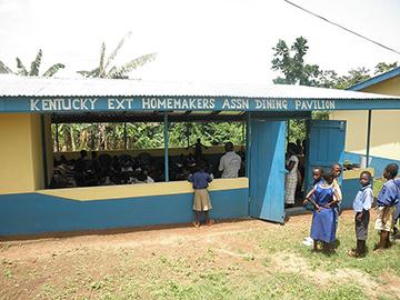 Dining Pavilion at the Kentucky Academy in Adjeikrom, Ghana